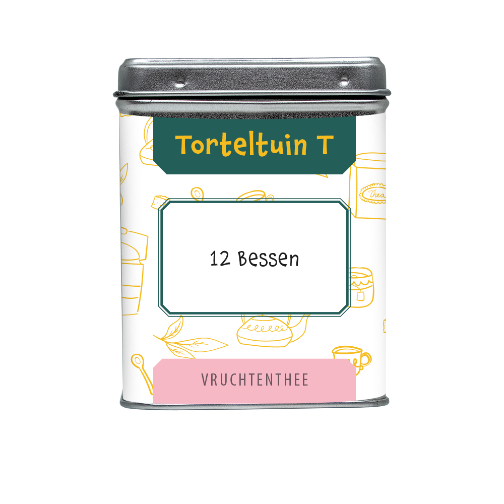 Theeboetiek-Blikje 12 bessen