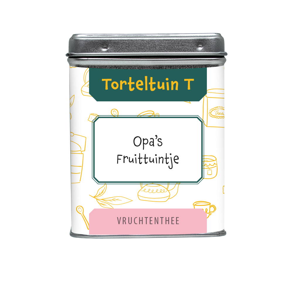 Theeboetiek-Blikje Opa's fruittuintje
