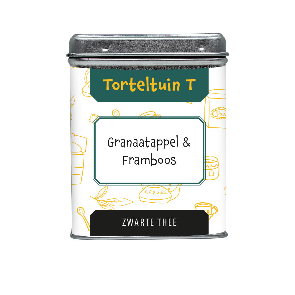 Theeboetiek-Blikje granaatappel en framboos