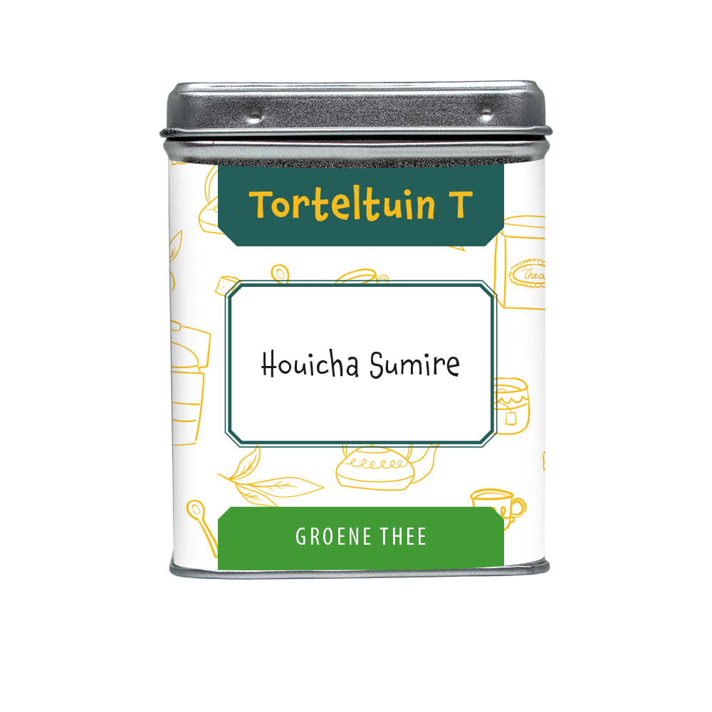 Theeboetiek-Blikje houicha sumire