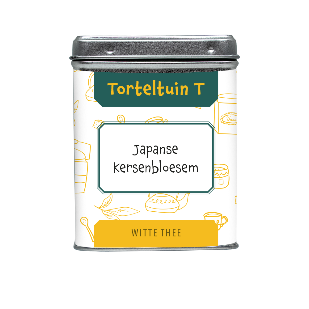 Theeboetiek-Blikje japanse kersenbloesem
