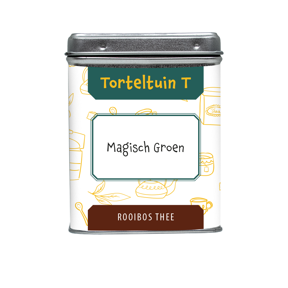 Theeboetiek-Blikje magisch groen