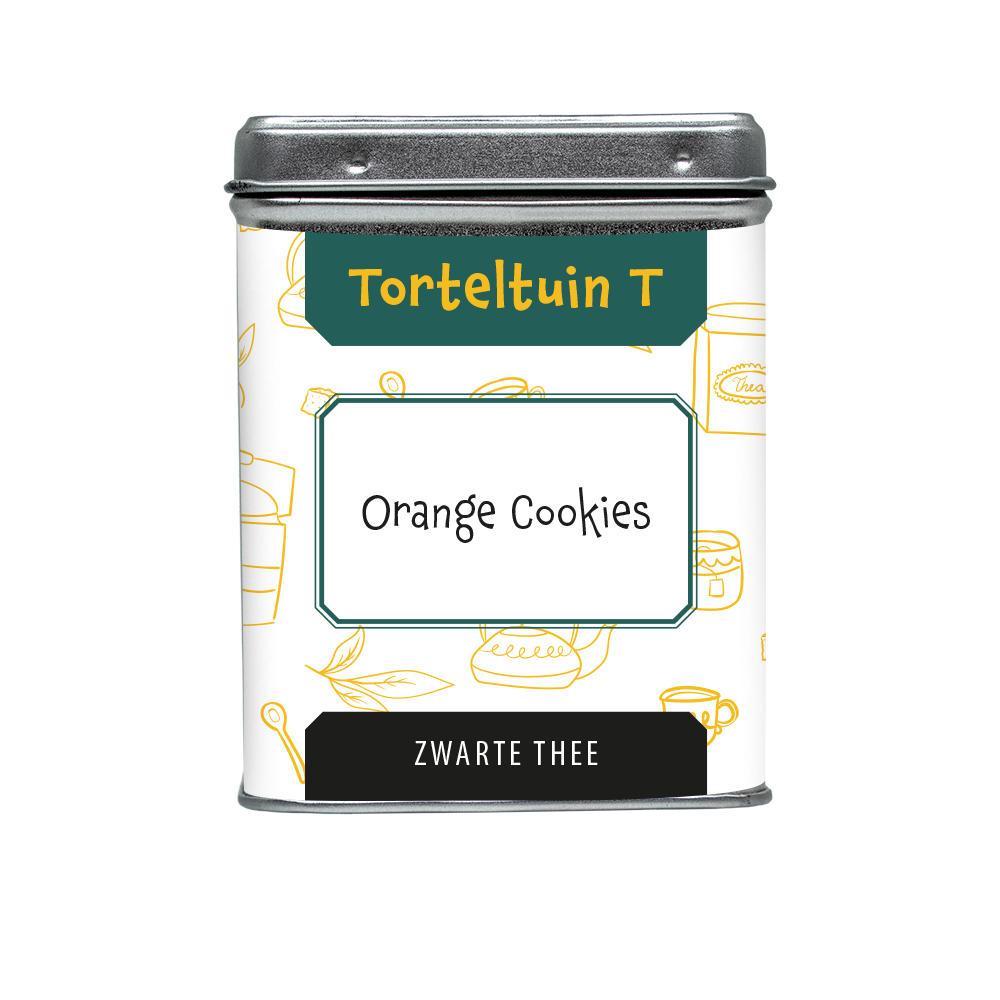 Theeboetiek-Blikje orange cookies
