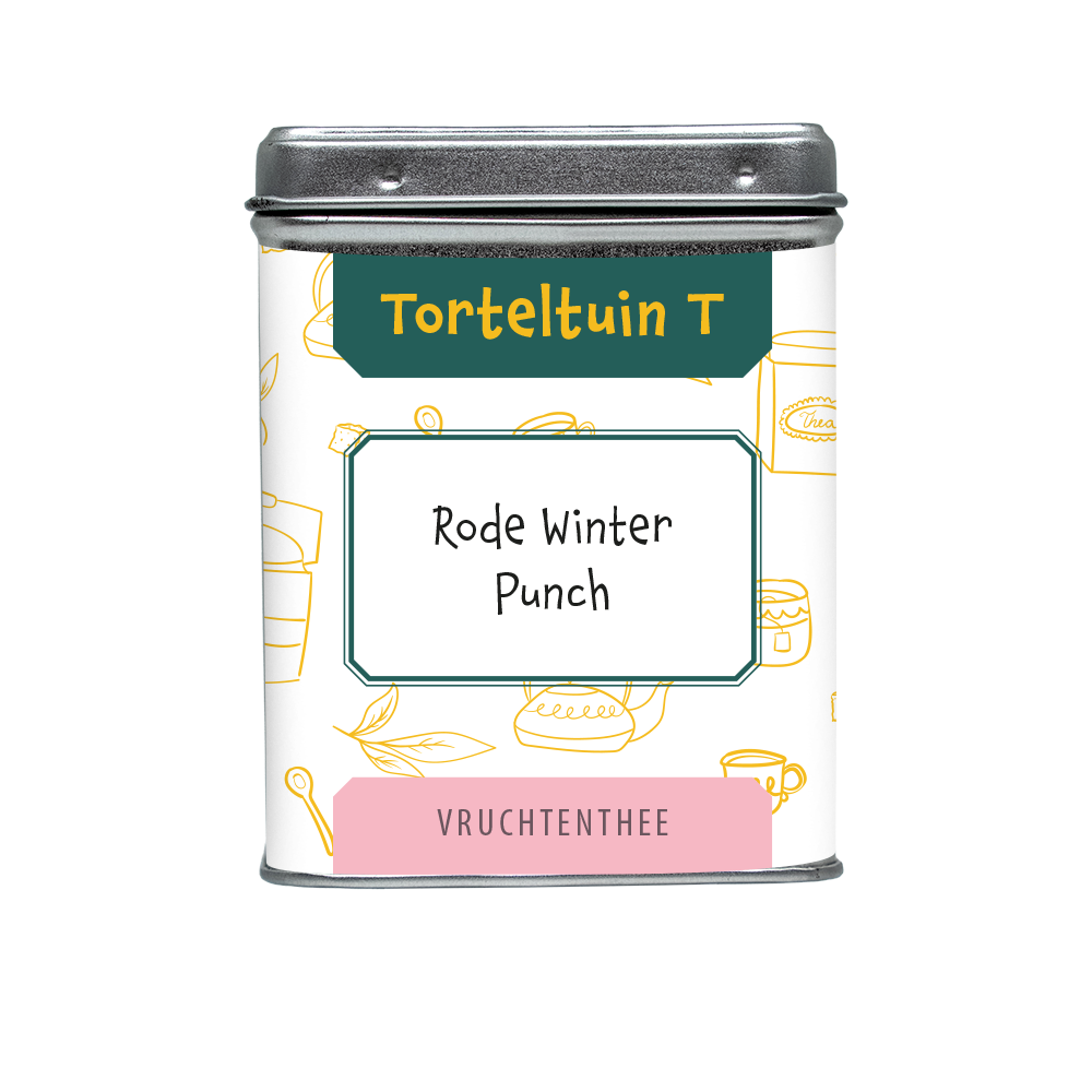 Theeboetiek-Blikje rode winter punch