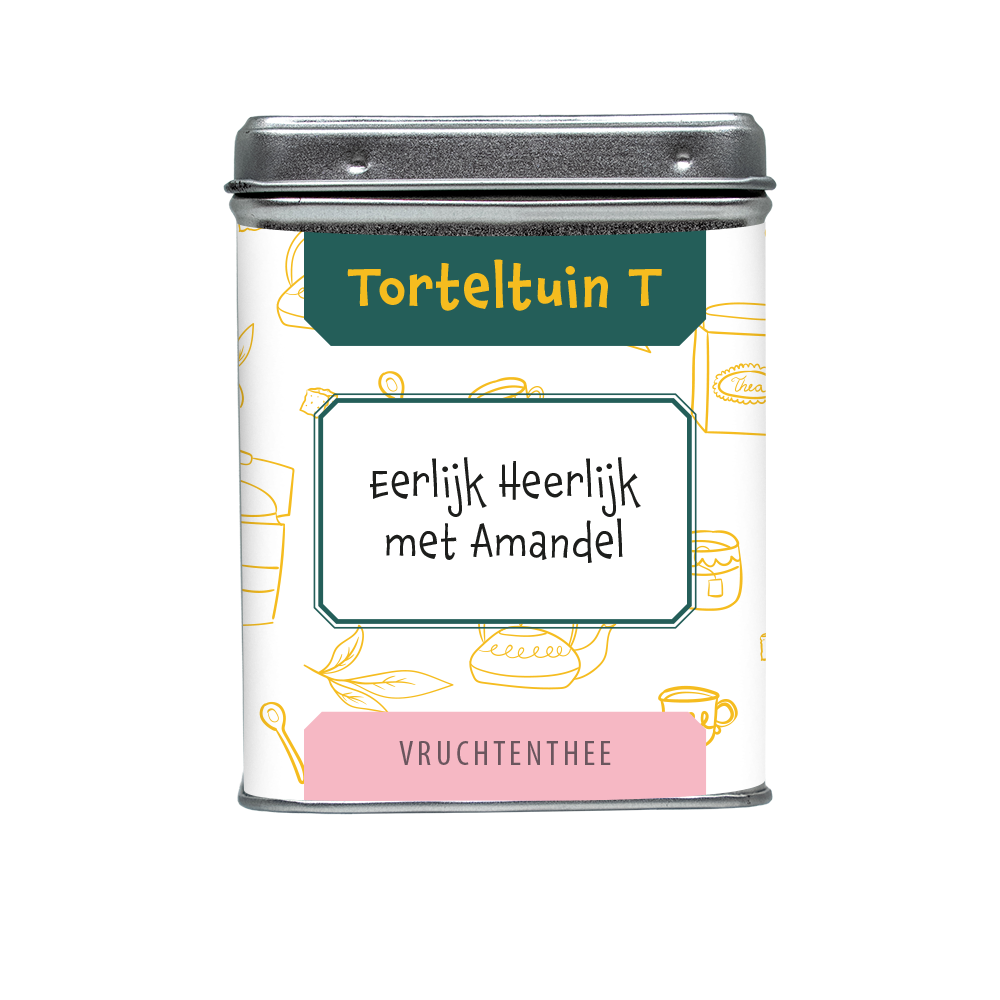 Theeboetiek-Blikje eerlijk heerlijk met amandel