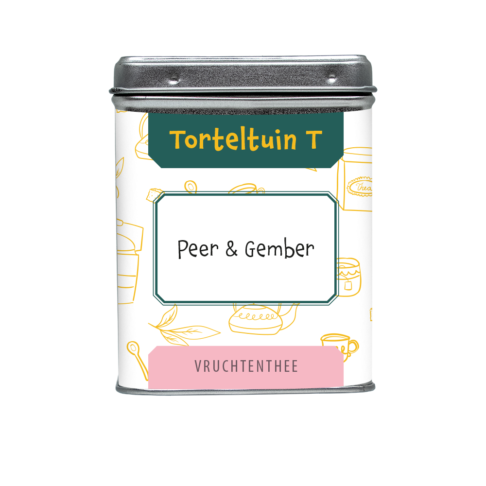 Theeboetiek-Blikje peer en gember